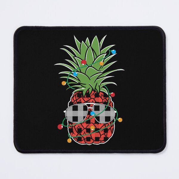 Item preview, Pineapple Christmas Tree Lights Red Plaid Sunglasses Women Boy designed and sold by Designer-Girl.