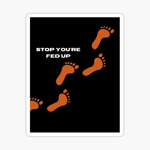 "stop muck" Sticker for Sale by chak87 Redbubble