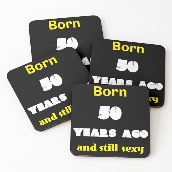 Item preview, born 50, the funniest gifts designed and sold by Kirei-Lily.