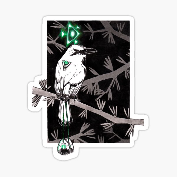 White pawn #6 Sticker