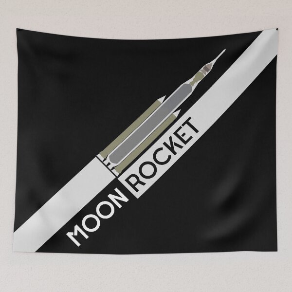 Item preview, Artemis Moon Rocket - SLS (Black) designed and sold by SpaceCuriosity.