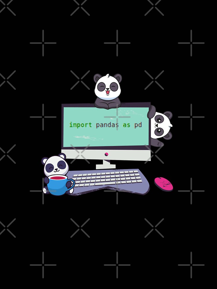 Thumbnail 4 of 4, iPhone Case, Import Pandas Python Joke design designed and sold by t1n3333.