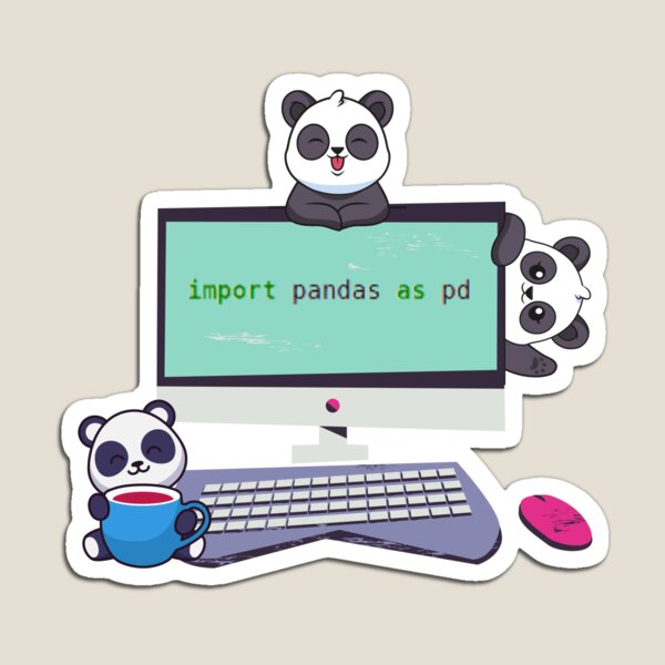 Item preview, Import Pandas Python Joke design designed and sold by t1n3333.