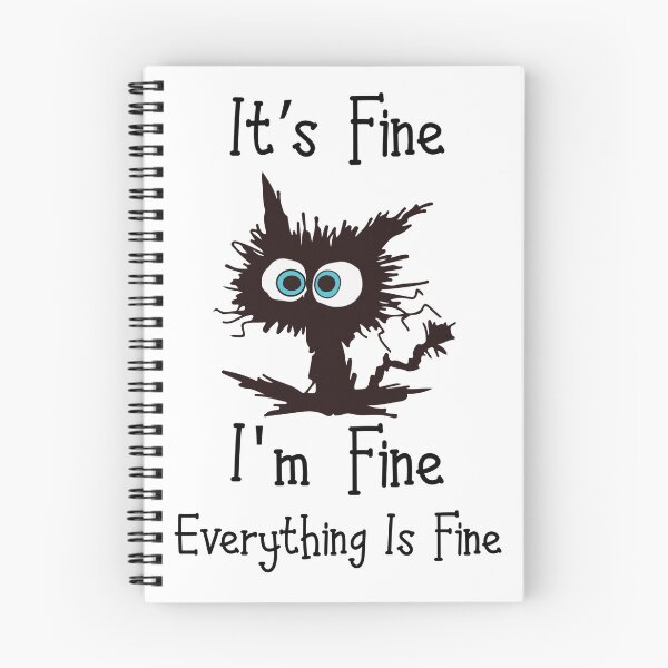 Item preview, It's Fine I'm Fine Everything Is Fine designed and sold by FunckyDesigns.
