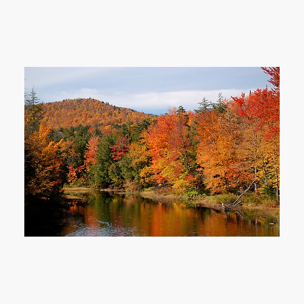 Indian Lake Fall Photographic Print