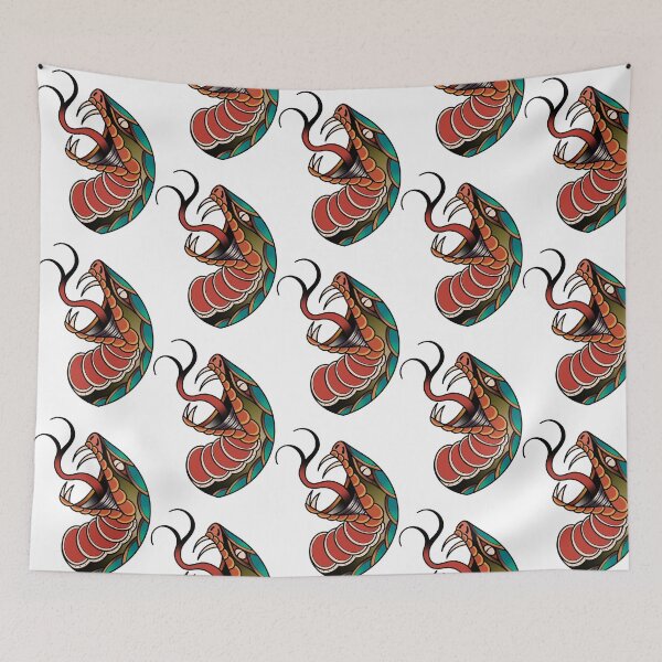 Item preview, Trad Style Snake Head designed and sold by eviemh.