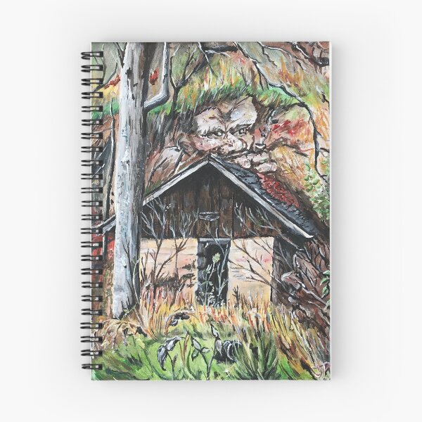 Item preview, Spring house in the Fall designed and sold by PareidoliaFair.