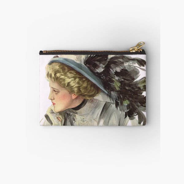 Item preview, Woman with Feathered Hat (1907) - Harrison Fisher designed and sold by SALON DES ARTS.