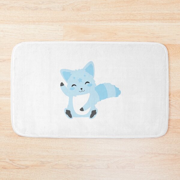 Item preview, Super Adorable Fox Retro Design Baby Pink Blue designed and sold by ivaostrogonac.