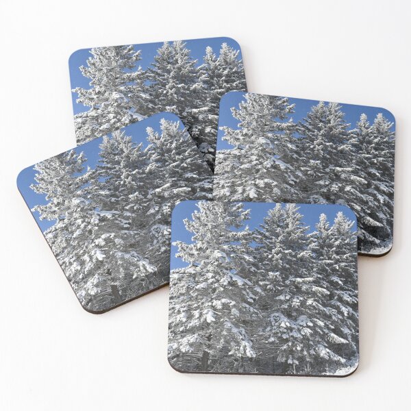 Item preview, A snowy forest under a blue sky designed and sold by Claude Laprise.
