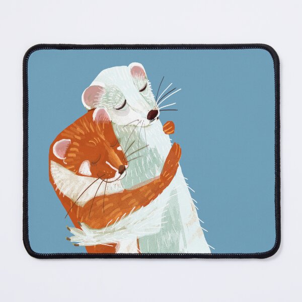 Item preview, Weasel hugs in blue blue hugs designed and sold by belettelepink.