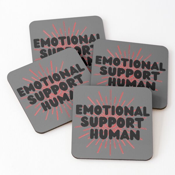 Item preview, Emotional support human red designed and sold by system51.