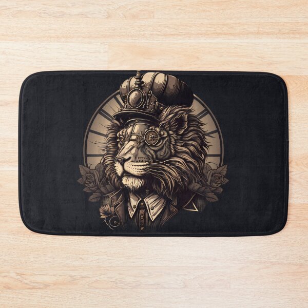 Item preview, Steampunk Lion | Digital art designed and sold by AsabIIArt.