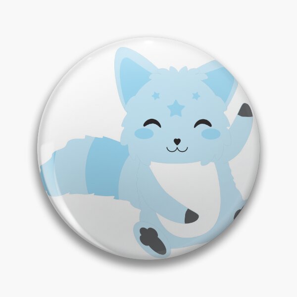 Item preview, Super Adorable Fox Retro Design Baby Pink Blue designed and sold by ivaostrogonac.