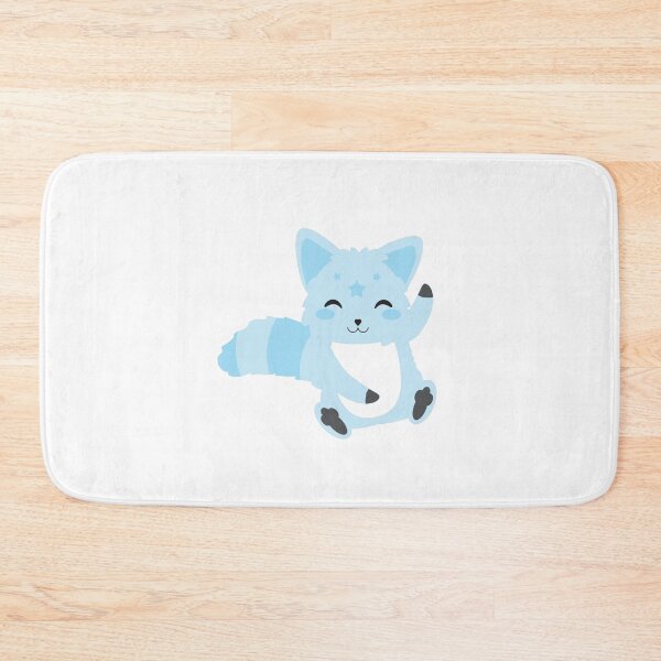 Item preview, Super Adorable Fox Retro Design Baby Pink Blue designed and sold by ivaostrogonac.