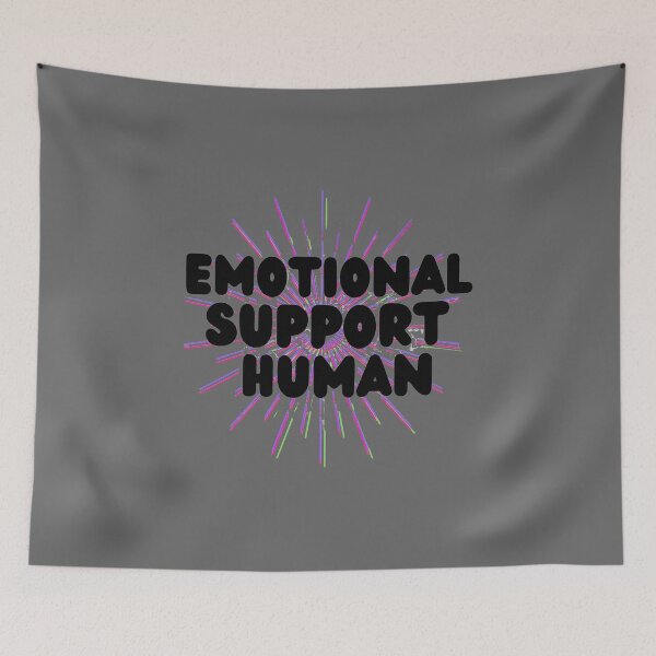 Item preview, Emotional support human pink, purple, green designed and sold by system51.