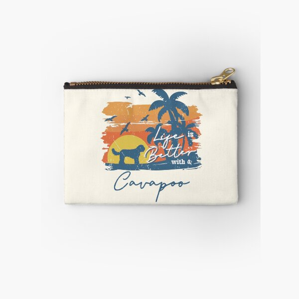 Item preview, Life is Better With Cavapoo Beach Sunset Retro Vintage designed and sold by rafaeltto.