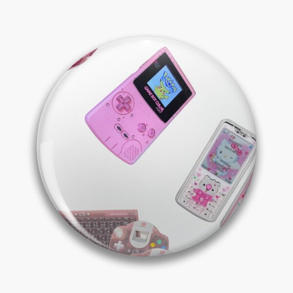 Item preview, pink y2k tech sticker pack designed and sold by iridescentjelly.