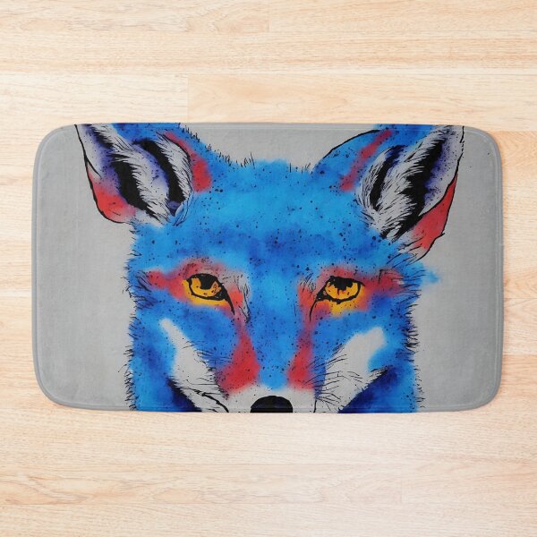 Item preview, Painted Blue Fox designed and sold by DrawItOnce.