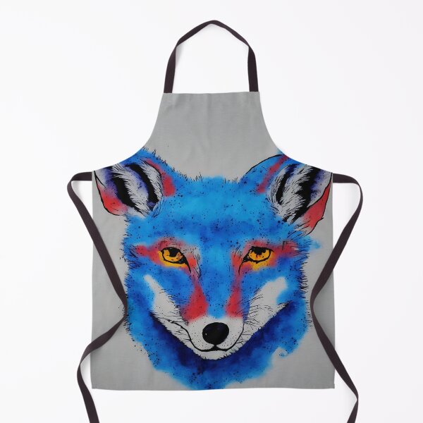 Item preview, Painted Blue Fox designed and sold by DrawItOnce.