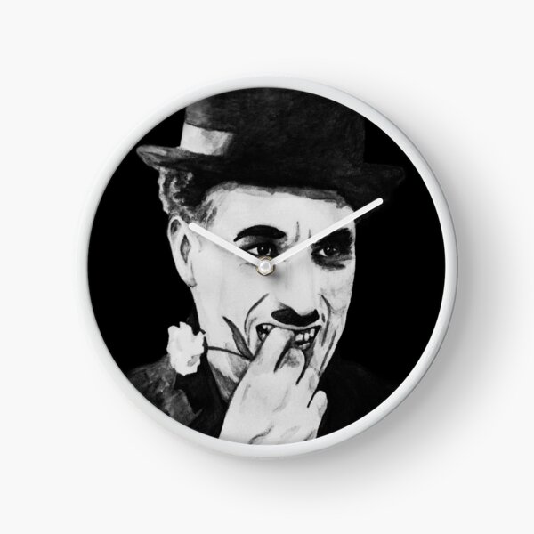 Chaplin white Clock