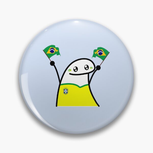 Item preview, Flor.k Brazil Team Fan Club Cute designed and sold by horseford76.