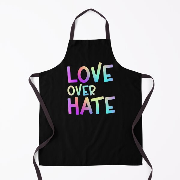 Item preview, Love Over Hate Colorful Gradient Sans Serif Typography Inspirational Quote designed and sold by Cawaiico.