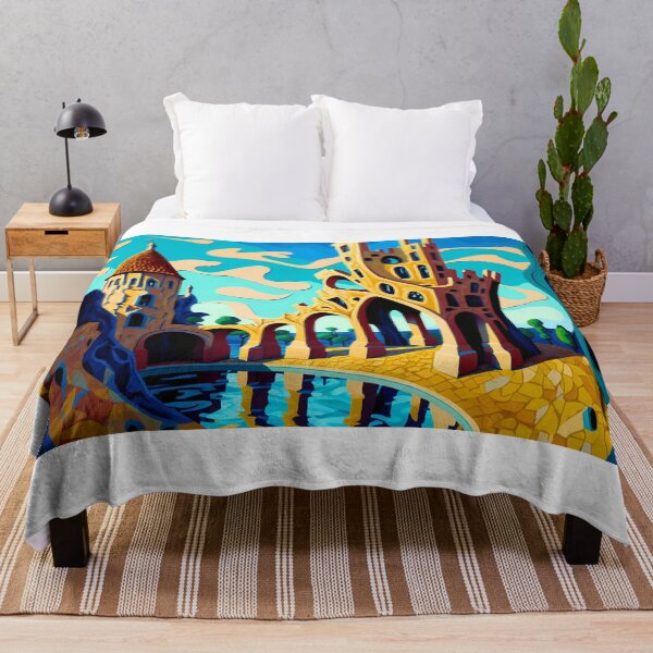 Item preview, Cartoon Village Antoni Gaudi designed and sold by LifezArt.