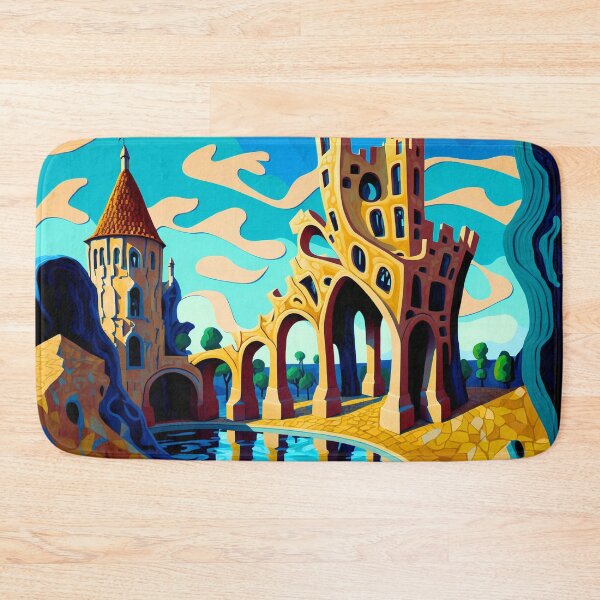 Item preview, Cartoon Village Antoni Gaudi designed and sold by LifezArt.