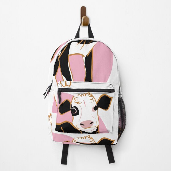 Item preview, Black and White Calf in pink designed and sold by belettelepink.