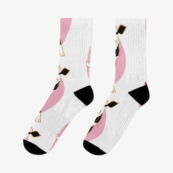 Item preview, Black and White Calf in pink designed and sold by belettelepink.