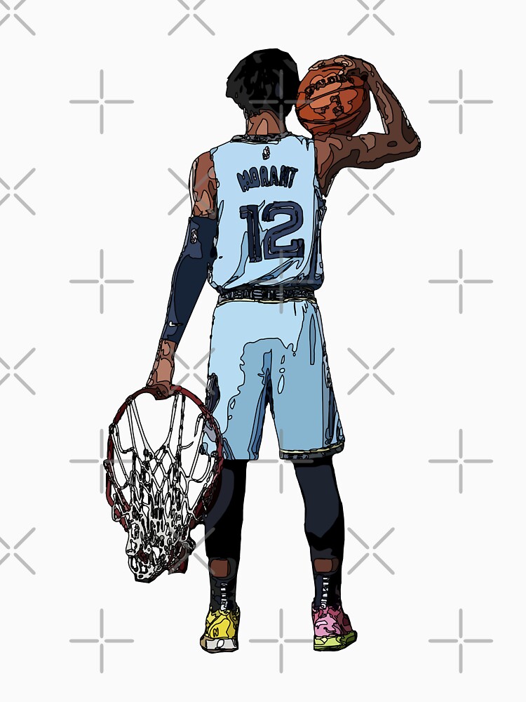 Ja Morant throwback jersey Essential T-Shirt for Sale by
