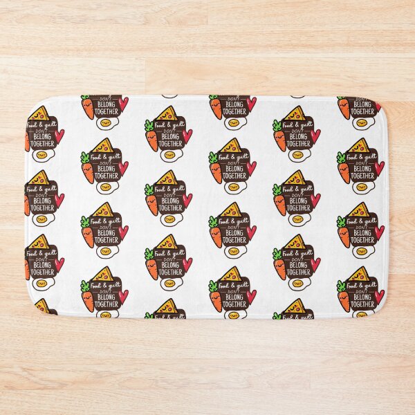 Item preview, Food and guilt don't belong together  designed and sold by ThoughtJumble.