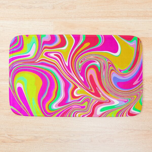 Item preview, Hot Pink, Green, Yellow, Blue and Red, Marble Pattern Design designed and sold by theprintedclub.