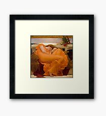 Flaming June - Frederic Lord Leighton Framed Print