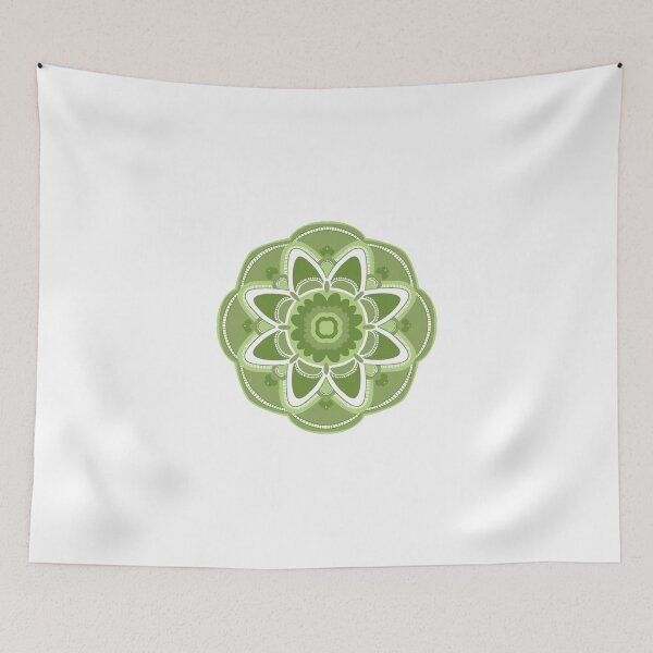 Item preview, Green mandala  designed and sold by ArtsByAsia.