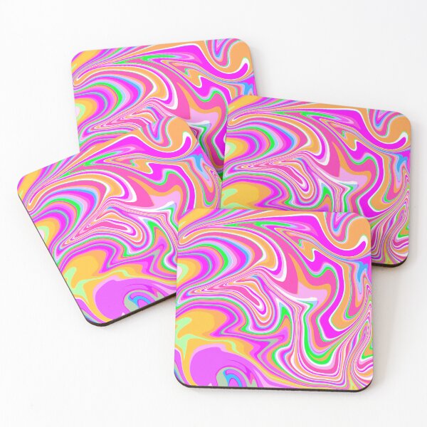 Item preview, Hot Pink, Purple, Neon Green, and Orange Marble Pattern Design  designed and sold by theprintedclub.