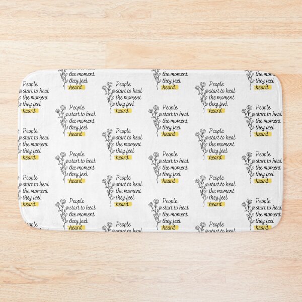 Item preview, People start to heal the moment they feel heard designed and sold by ThoughtJumble.