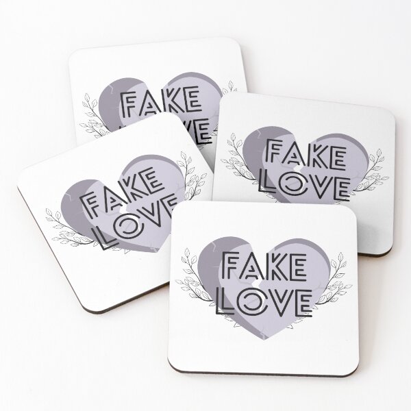 Item preview, "Fake Love" design by TaeMoonic designed and sold by TaeMoonic.