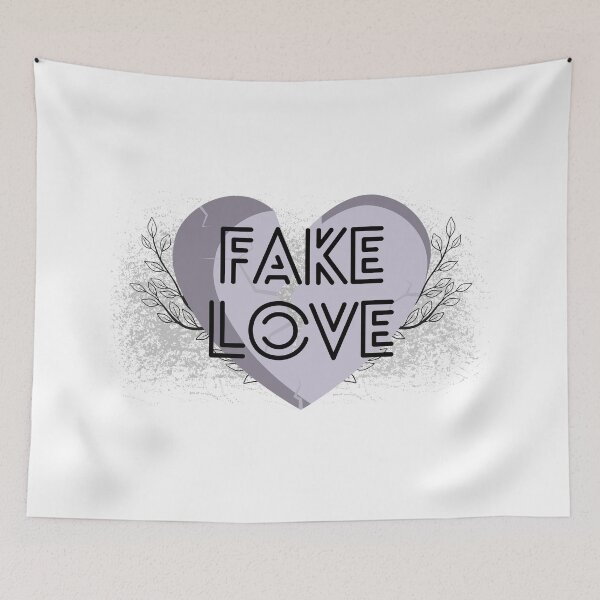 Item preview, "Fake Love" design by TaeMoonic designed and sold by TaeMoonic.