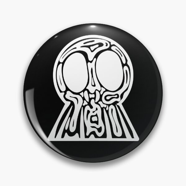 Item preview, Tribal Skull- Black Fill - Trippy Skull designed and sold by mikeymadness.