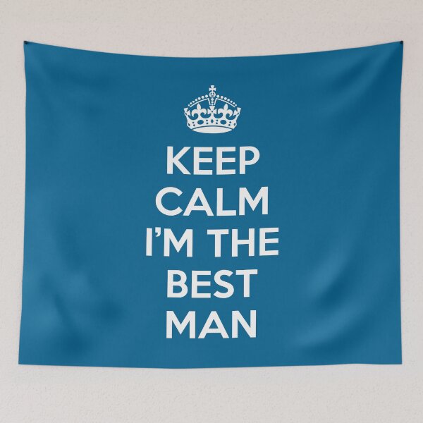 Item preview, Keep Calm Best Man Quote designed and sold by quarantine81.