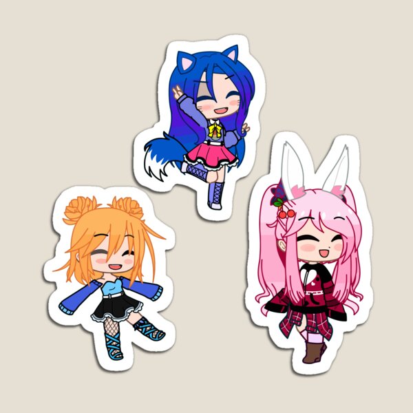 Tripack Oc ideas Gacha life girls. Tripack dolls from Gacha Club - Gacha  Girls | Magnet