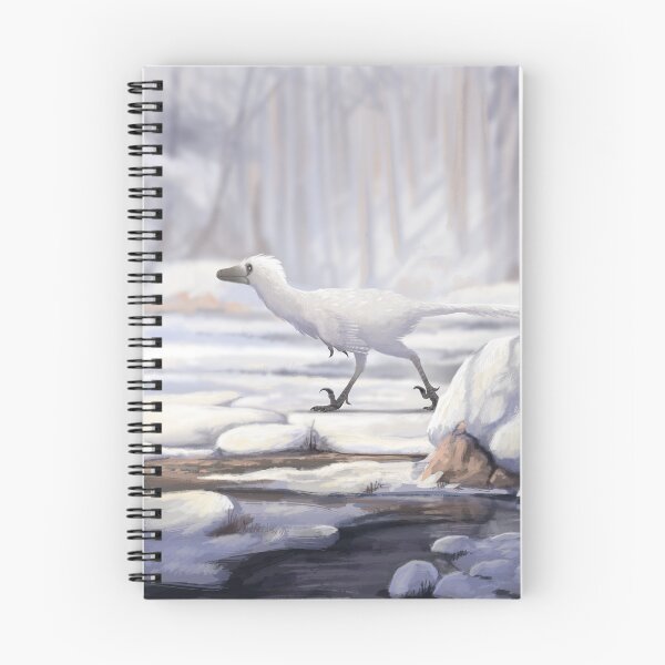 Item preview, Stenonychosaurus in the snow designed and sold by Paleo-parallax.