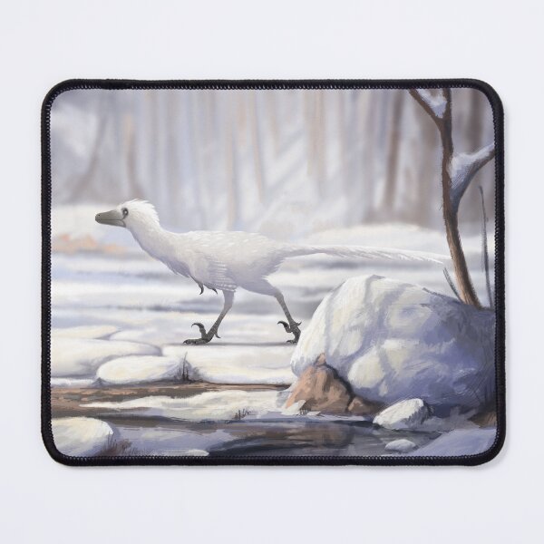 Item preview, Stenonychosaurus in the snow designed and sold by Paleo-parallax.