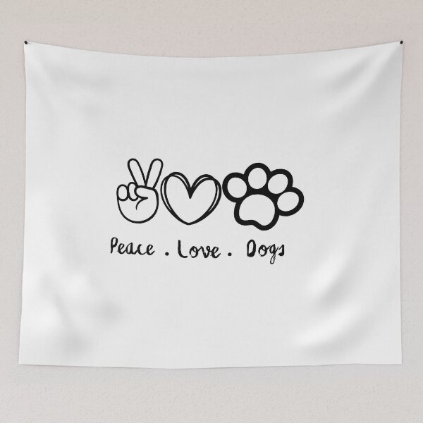 Item preview, Love Peace Dogs designed and sold by Varunvij.
