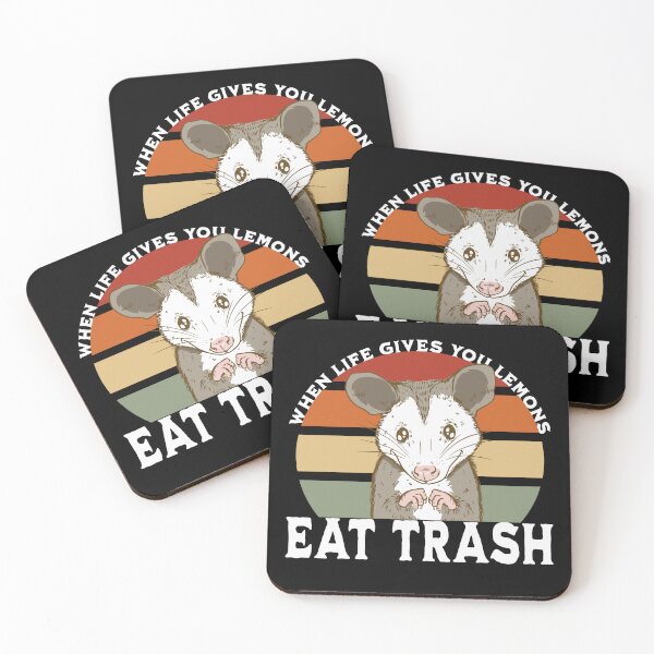 Item preview, When life gives you lemons eat trash designed and sold by EmmiFoxDesigns.