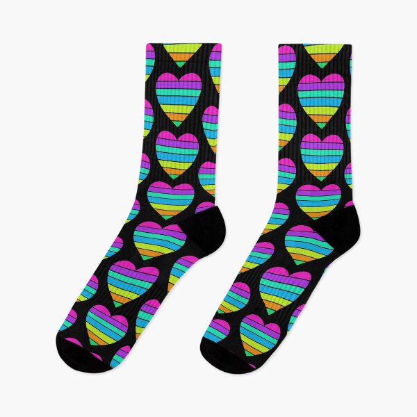 Item preview, Bright Retro Heart designed and sold by FunCarStickers.