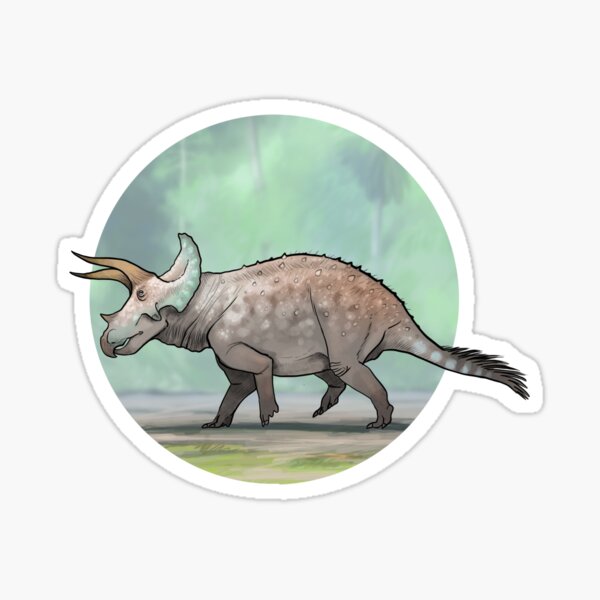 Item preview, Triceratops spiky designed and sold by Paleo-parallax.