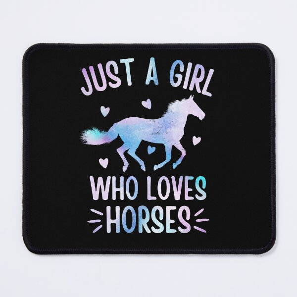 Item preview, Just A Girl Who Loves Horses Horseback Riding designed and sold by cimibaka25.
